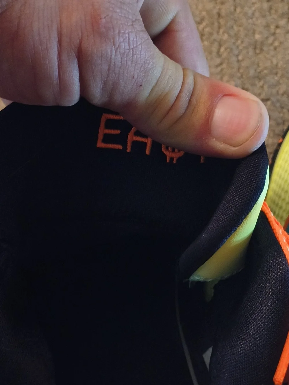 Nike Men's Athletic Shoes - Neon Yellow, Bright Orange & Blue Accents